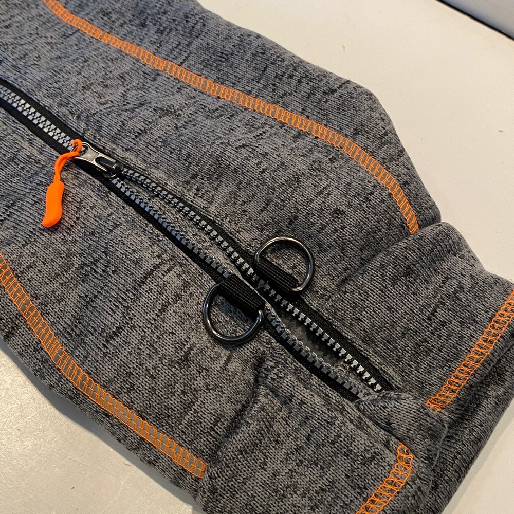 NWT Gray Fleece Dog Cover-up Coat - Picture 8 of 8